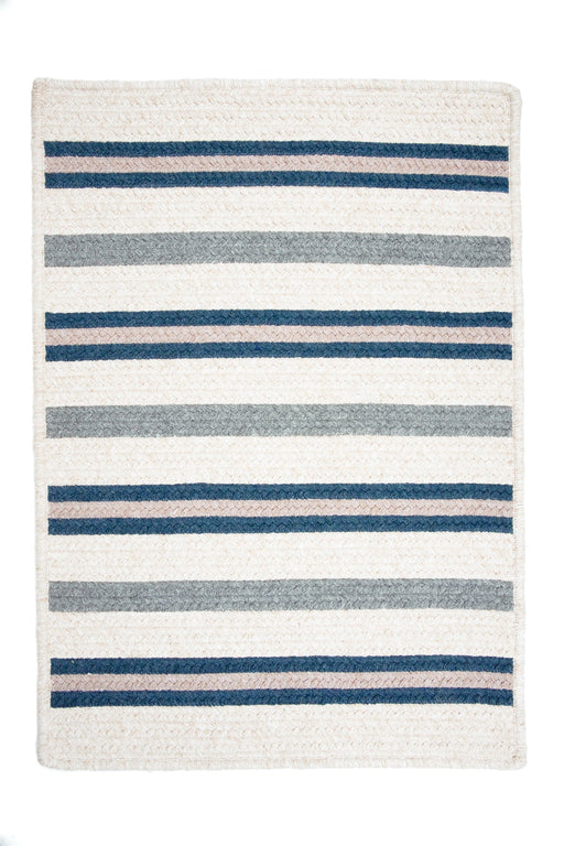 Colonial Mills Allure AL59 Polo Blue Stripes Area Rug
