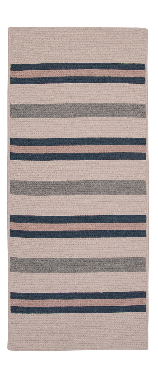 Colonial Mills Allure AL59 Polo Blue Stripes Area Rug