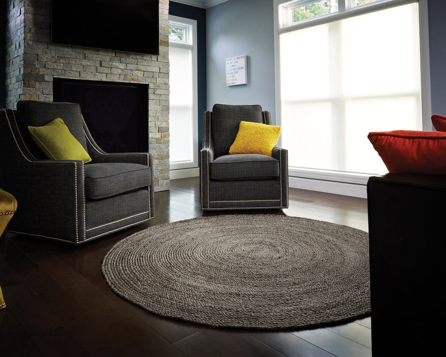 Anji Mountain Kerala Gray Jute Area Rug