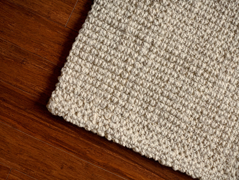 Anji Mountain Andes Ivory Jute Area Rug