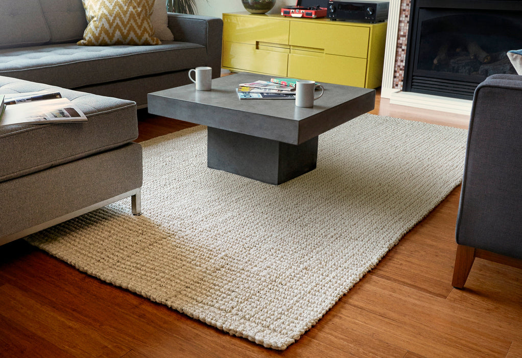 Anji Mountain Andes Ivory Jute Area Rug