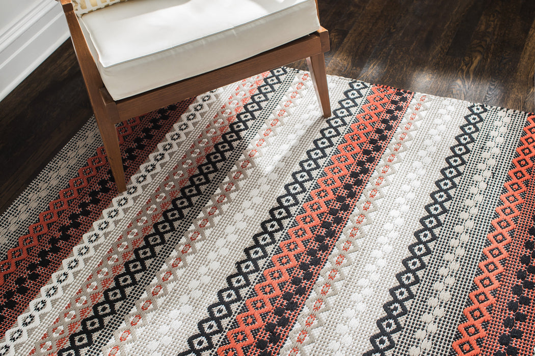 Anji Mountain Torhild Patterned Flatweave Area Rug
