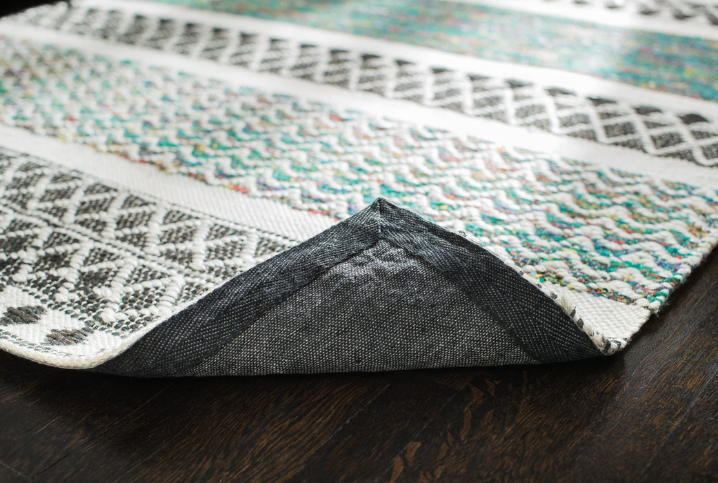 Anji Mountain Durga Hand-Loomed Flatweave Area Rug