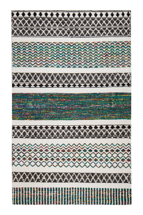 Anji Mountain Durga Hand-Loomed Flatweave Area Rug