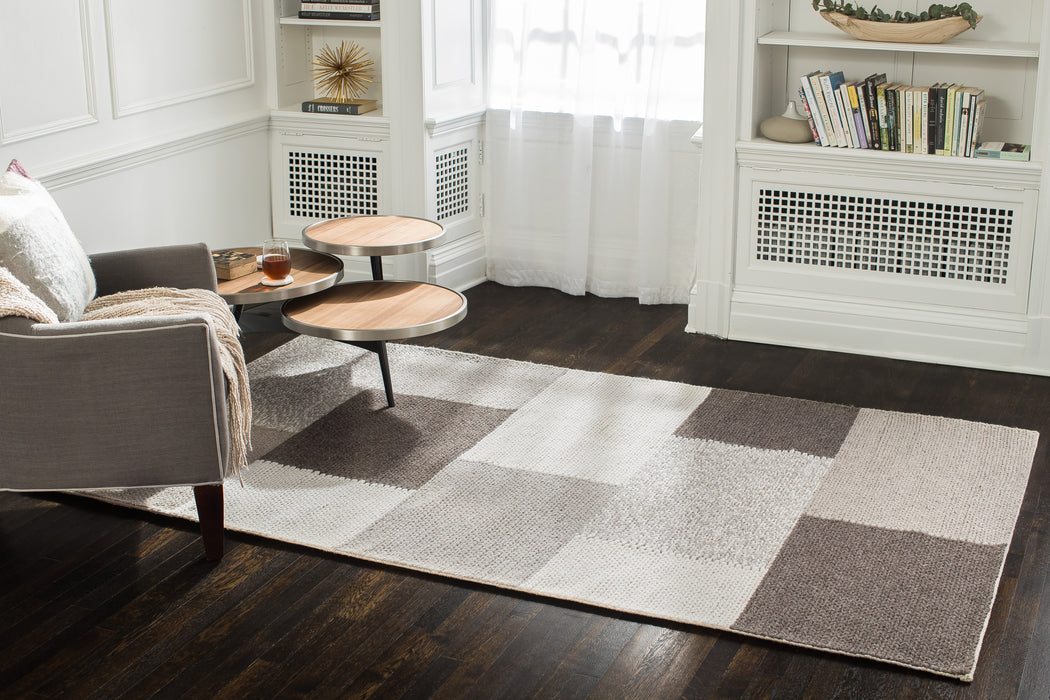 Anji Mountain Rhea Tiled Wool-Blend Area Rug