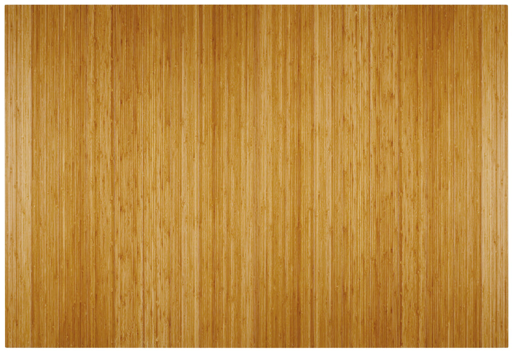 Anji Mountain Bamboo Deluxe Roll-Up Chairmat 72" x 48" no lip