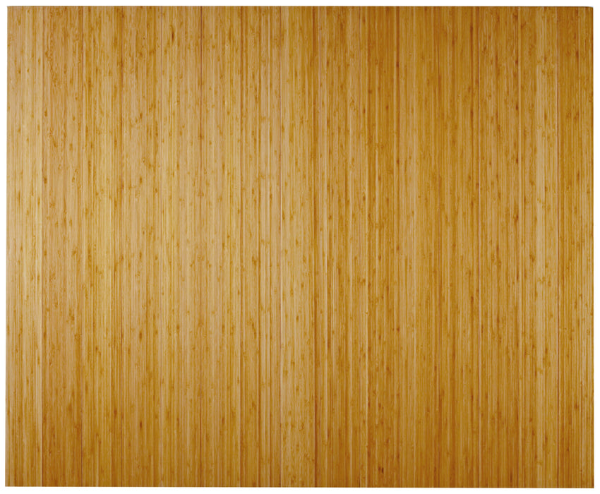 Anji Mountain Bamboo Deluxe Roll-Up Chairmat 60" x 48" no lip