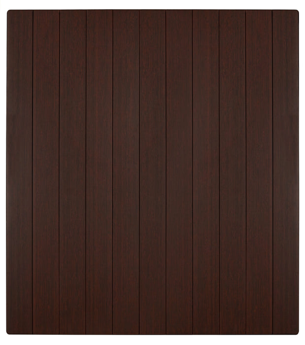 Anji Mountain Bamboo Deluxe Roll-Up Chairmat 43" x 48" no lip