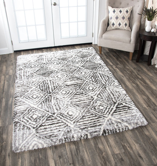 Rizzy Home Adana AN700A Charcoal Geometric Area Rug