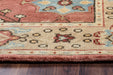 Rizzy Home Aquarius AQ8844 Red Border Area Rug