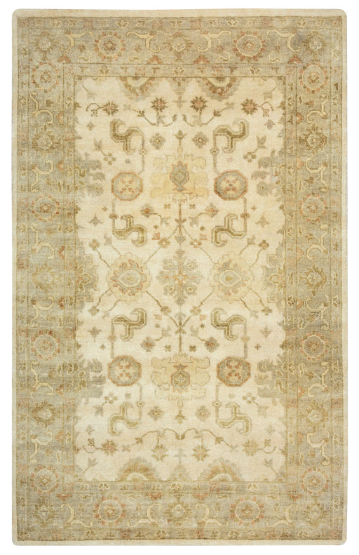Rizzy Home Aquarius AQ8851 Ivory Border Area Rug