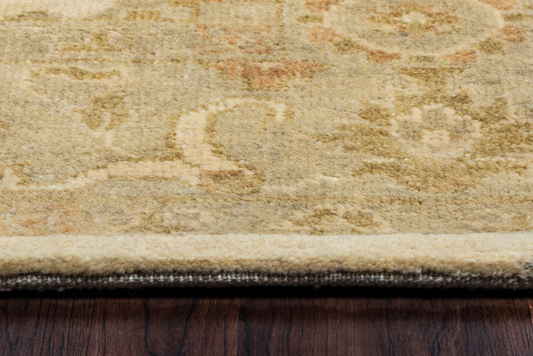 Rizzy Home Aquarius AQ8851 Ivory Border Area Rug