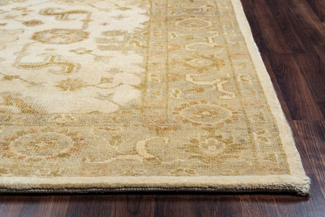 Rizzy Home Aquarius AQ8851 Ivory Border Area Rug