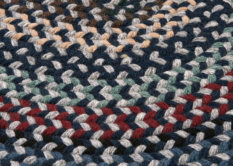 Colonial Mills Boston Common BC52 Winter Blues Traditional Area Rug