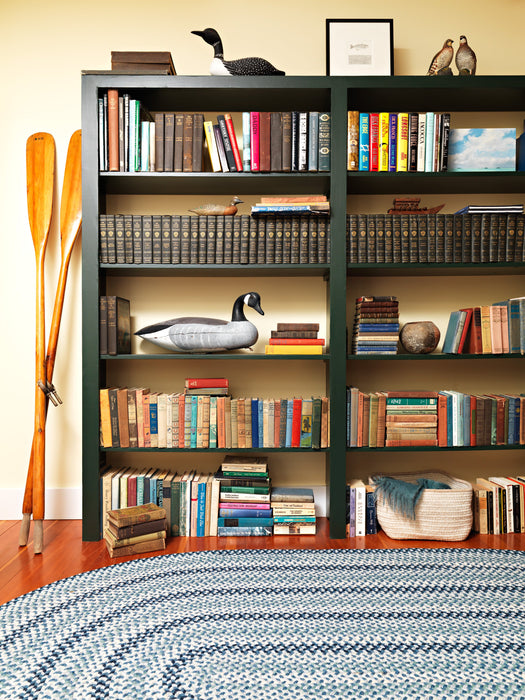 Colonial Mills Boston Common BC53 Capeside Blue Traditional Area Rug