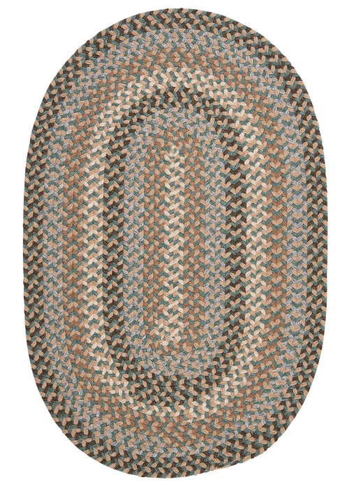 Colonial Mills Boston Common BC54 Driftwood Teal Traditional Area Rug