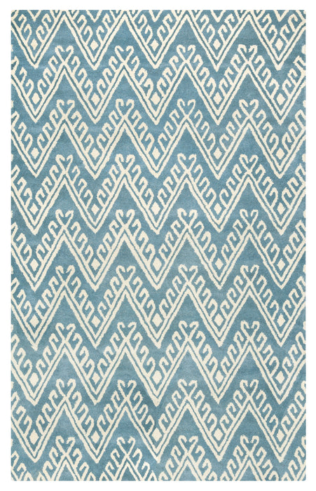 Rizzy Home Bradberry Downs BD8591 Blue Chevron Area Rug