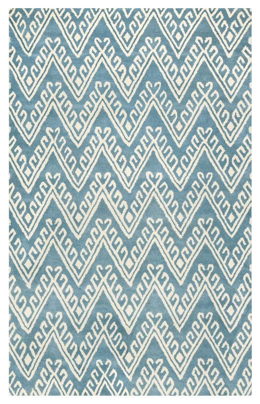 Rizzy Home Bradberry Downs BD8591 Blue Chevron Area Rug