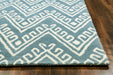 Rizzy Home Bradberry Downs BD8591 Blue Chevron Area Rug