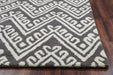 Rizzy Home Bradberry Downs BD8592 Gray Chevron Area Rug