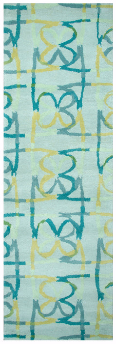 Rizzy Home Bradberry Downs BD8593 Blue Abstract Area Rug