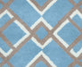 Rizzy Home Bradberry Downs BD8598 Blue Trellis Area Rug