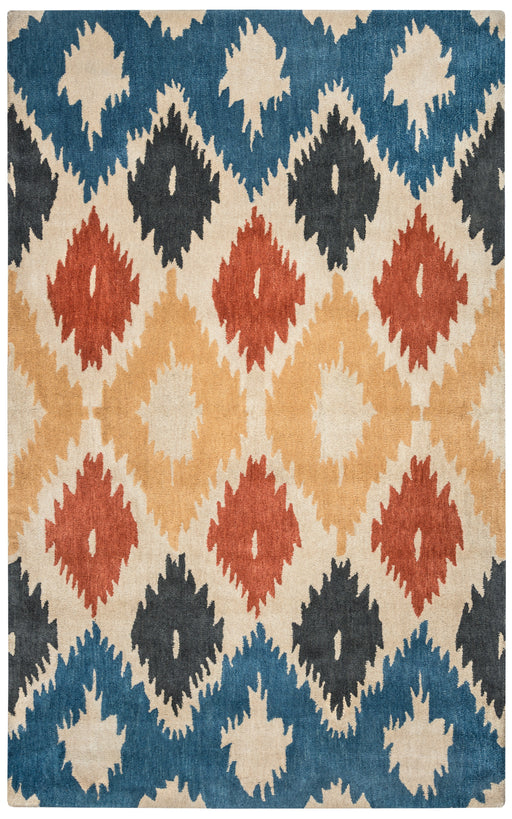 Rizzy Home Bradberry Downs BD8604 Multi-Colored Ikat Area Rug