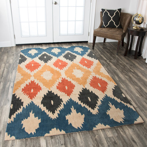Rizzy Home Bradberry Downs BD8604 Multi-Colored Ikat Area Rug