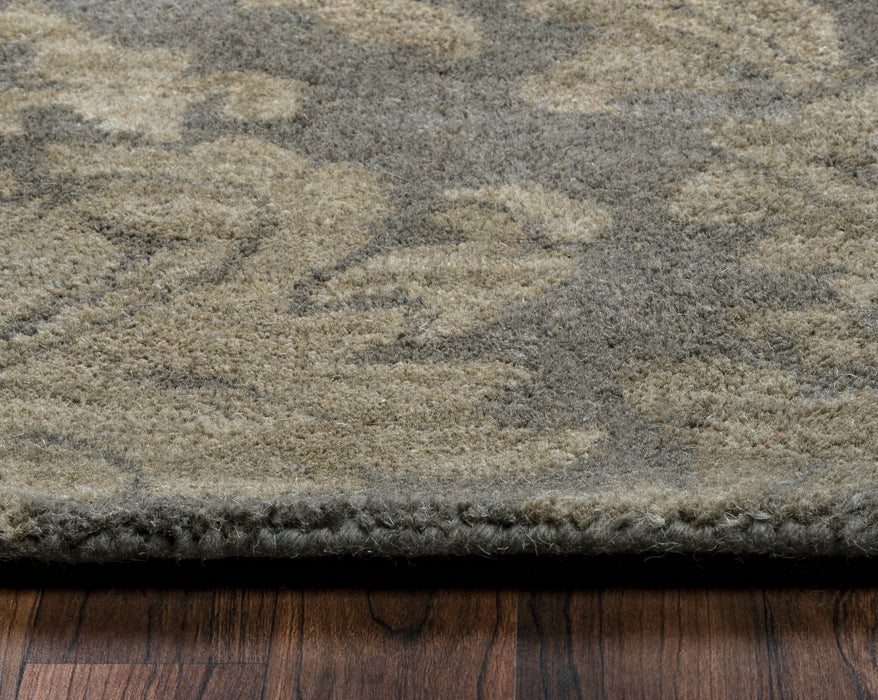 Rizzy Home Bradberry Downs BD8607 Gray Ornamental Area Rug