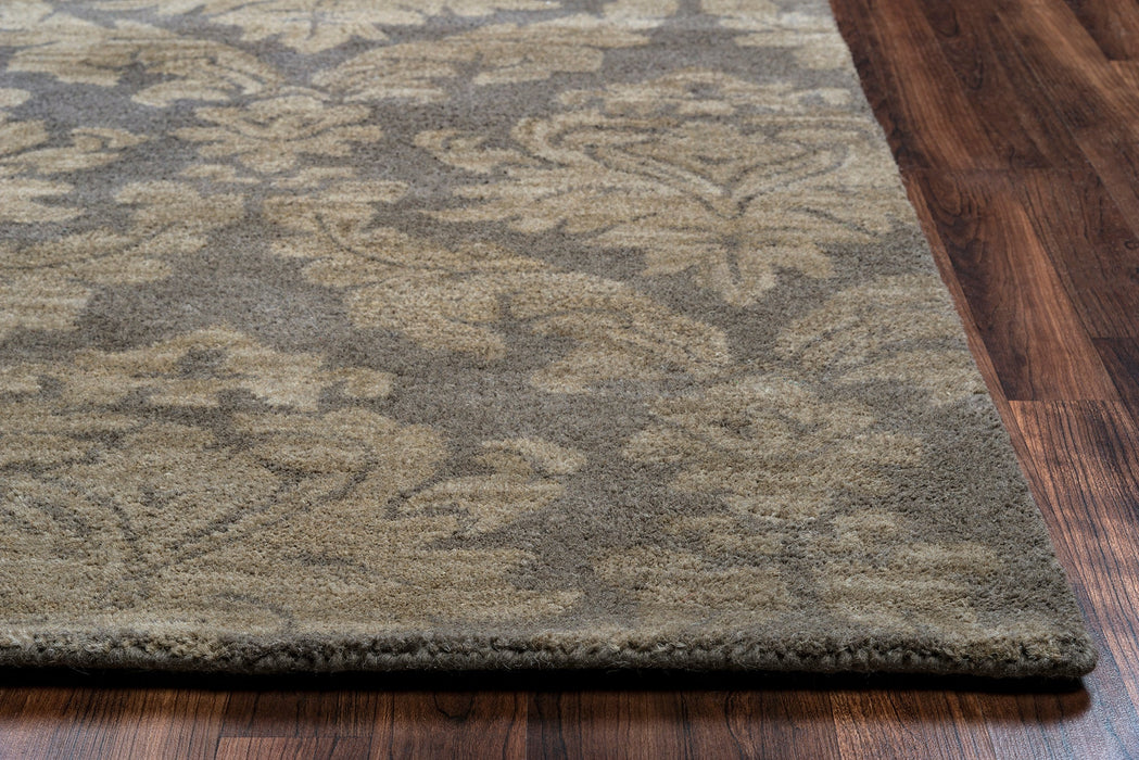 Rizzy Home Bradberry Downs BD8607 Gray Ornamental Area Rug