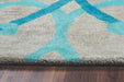 Rizzy Home Bradberry Downs BD8857 Blue Trellis Area Rug