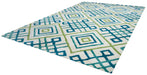 Rizzy Home Bradberry Downs BD8863 Blue Trellis Area Rug