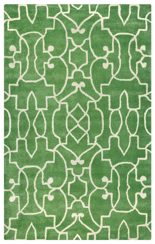 Rizzy Home Bradberry Downs BD8864 Green Trellis Area Rug