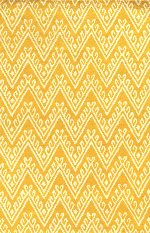 Rizzy Home Bradberry Downs BD8870 Gold Chevron Area Rug