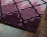 Rizzy Home Bradberry Downs BD8873 Purple Trellis Area Rug