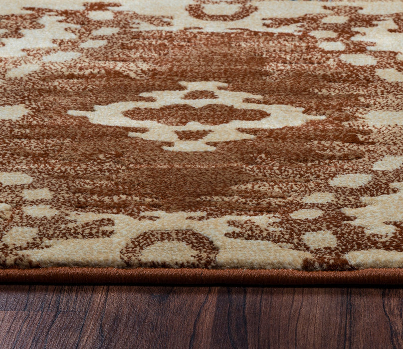 Rizzy Home Bennington BI4529 Ivory/Tan/Brown Patchwork Area Rug
