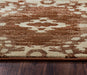 Rizzy Home Bennington BI4529 Ivory/Tan/Brown Patchwork Area Rug