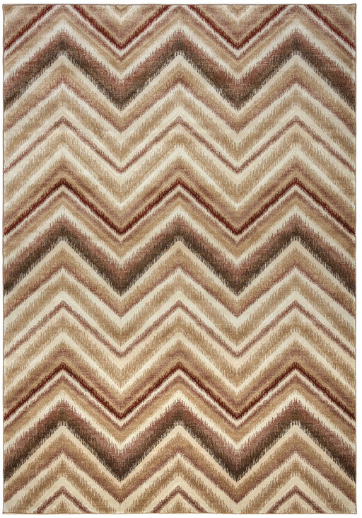 Rizzy Home Bennington BI4530 Ivory/Tan/Brown Chevron Area Rug