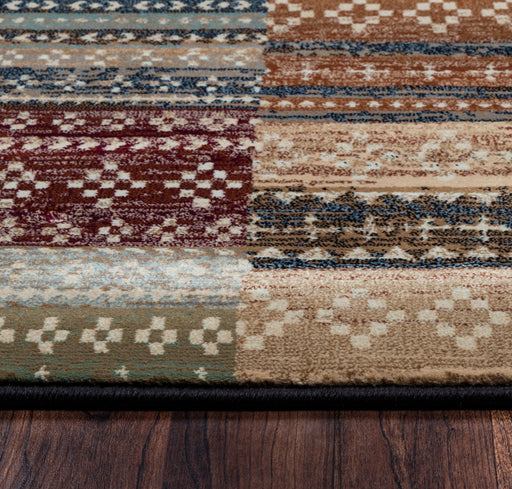 Rizzy Home Bennington BI4531 Multi-Colored Print Area Rug