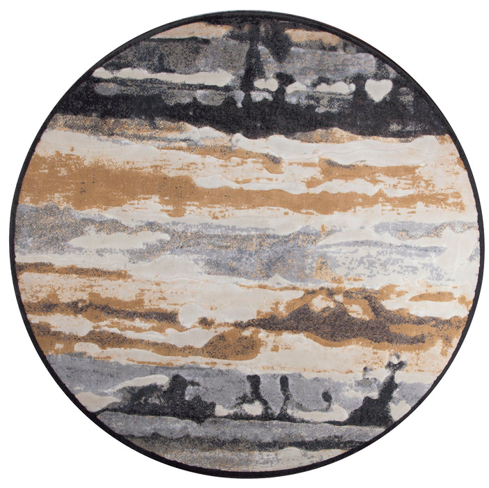 Rizzy Home Bennington BI4557 Navy Graphic Area Rug