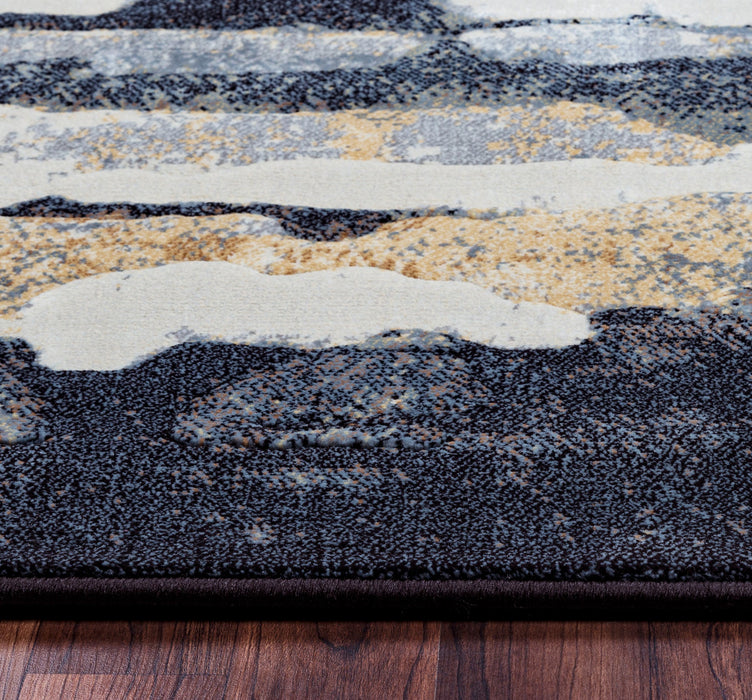 Rizzy Home Bennington BI4557 Navy Graphic Area Rug