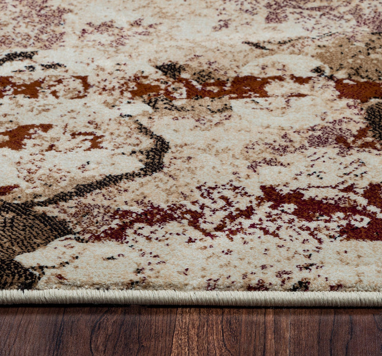 Rizzy Home Bennington BI4571 Ivory Graphic Area Rug