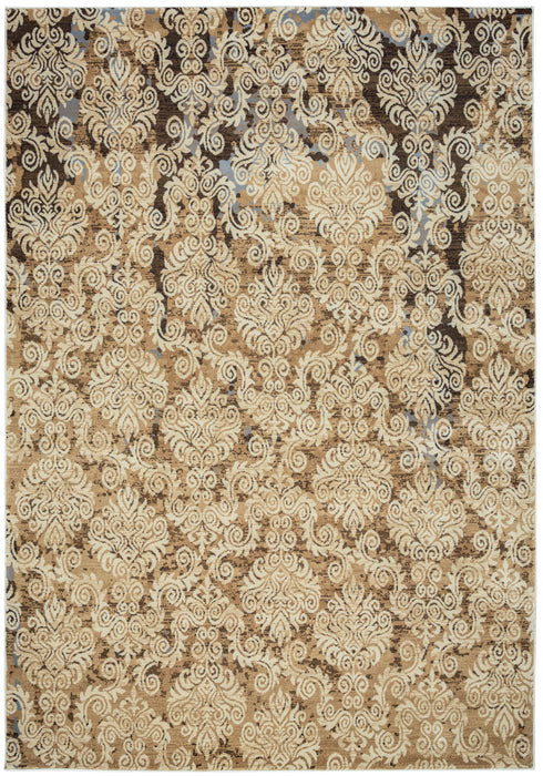 Rizzy Home Bennington BI4596 Tan/Brown Ornamental Area Rug