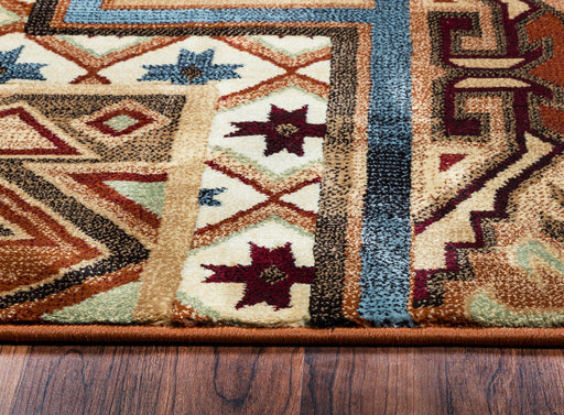 Rizzy Home Bennington BI4605 Camel/Ivory Southwest/Tribal Area Rug