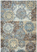 Rizzy Home Bennington BI4611 Blue/Yellow Ornamental Area Rug