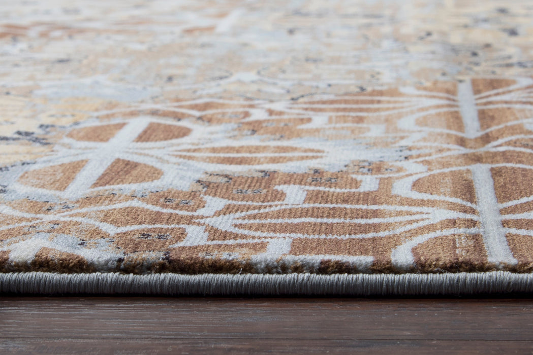 Rizzy Home Bennington BI4611 Blue/Yellow Ornamental Area Rug