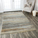 Rizzy Home Bennington BI4616 Blue Stripes Area Rug