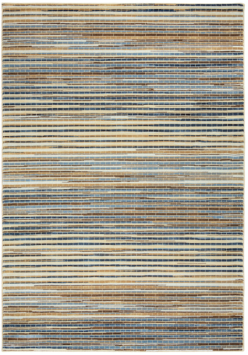 Rizzy Home Bennington BI4616 Blue Stripes Area Rug