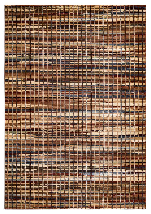 Rizzy Home Bennington BI4633 Brown Stripes Area Rug