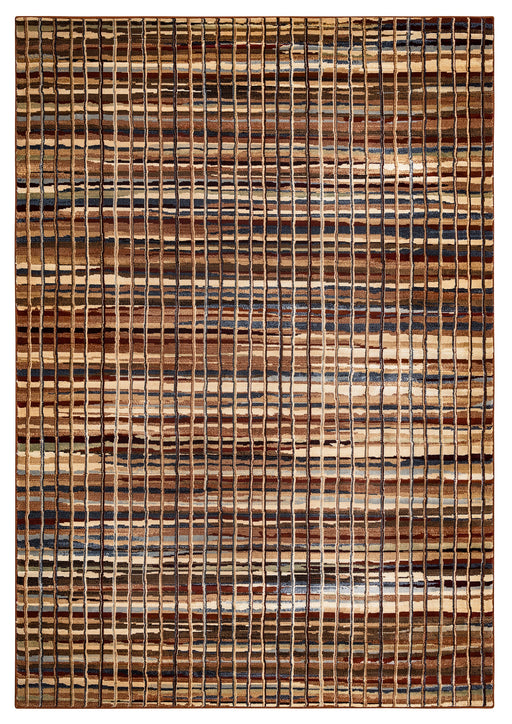 Rizzy Home Bennington BI4633 Brown Stripes Area Rug